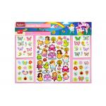 Children Popular Kids Sticker Printing Cartoon Colorful Offset Printing for sale