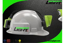 China Oled Screen Led Headlamp Mining Hard Hat Lights Lithium Battery 6.8Ah 18000lux supplier
