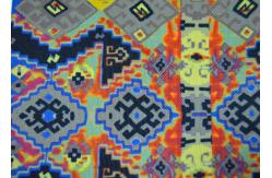 China 6OZ Beautiful Patterned Polyester Fabric Heat Transfer Printing For Shoes supplier