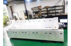 China Lead Free Hot Air SMT Reflow Oven Profuctioin Line Built In UPS supplier