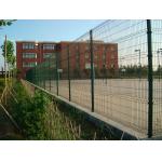 Green Pvc Coated Welded Wire Mesh Panels For Courtyard / Sports Field for sale