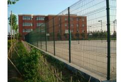 China Green Pvc Coated Welded Wire Mesh Panels For Courtyard / Sports Field supplier