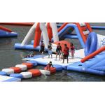 0.6 - 0.9mm PVC Inflatable Floating Water Park With Printing Logo