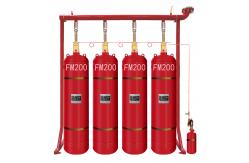 China Customizable FM200 Pipe Network System / Automatic Gas Suppression for Industrial Use supplier