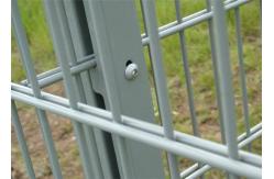 China Pvc Coated Double Wire Mesh Fence , Durable Metal Mesh Fencing Easy Install supplier