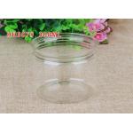 Plastic Clear Cookie Jar Candy Canister Food Storage With Matal Pull Tab Lid for sale