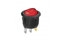 China 12V 3 Pin Car Autos Boat Round Rocker Dot LED Light Toggle Switch supplier