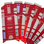 Eco Friendly Glossy  Metallized Board Smooth Surface Box Packaging Board