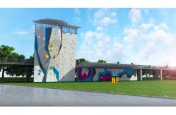China Customized Reinforced Fiber Glass Outdoor Climbing Wall With ISO9001 Certification supplier
