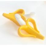Food Grade Silicone Banana Shaped Teething Toy For Babies for sale