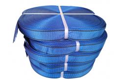 China Durable Flat Polyester Webbing Roll EN1492-1 Standard Corrosion Resistant supplier
