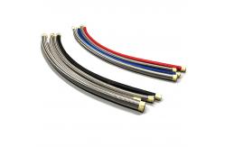 China AN4 AISI304 Braided Ptfe PTFE Hose For High Temperature Fluid supplier
