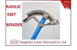 China 3/4 1 Aluminum EMT Conduit Bender Conduit Tools with Blue / Yellow / White Handle supplier