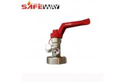 China St12 Foam Fire Extinguisher Chemical Trolley 25L Coated White supplier