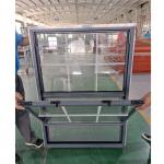Single Tilt Sash Aluminum Hung Window Ventilation Double Glazed Black