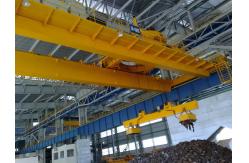 China High Level Slewing Overhead Crane Telescopicel Ectromagnetic With Carrier Beam supplier