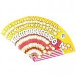 Custom Eco Friendly French Fries and Popcorn Food Packaging Cone CMYK/Pantone Printed Folder for sale