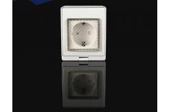 China Waterproof Wall Switch Socket , Surface Mounted German Power Socket supplier