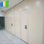 Commercial Sound Proof Partitions / Wooden Sliding Wall Partition Door Japanese Room Divider for sale