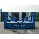 Special Shipping Container Platform 20 Foot Frame Half Height Blue Industrial for sale