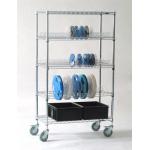 5 Tiers Esd Pcb Racks / Pcb Storage Rack System For Electronics Industry for sale