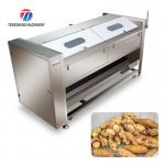 380KG Seal cover lotus root hair roller cleaning machine potato peeling machine stainless steel cleaning equipment for sale