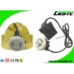 High Beam Corded Cree LED Mining Light Headlamp 10000lux 6.6Ah Battery Capacity for sale