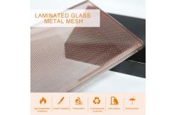 China Decorative Security Fabric Laminated Glass For Luxury Spaces supplier