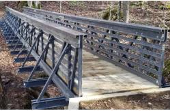 China Lightweight FRP Pedestrian Bridges Fibreglass Bridge Only Beams And Plates Required supplier