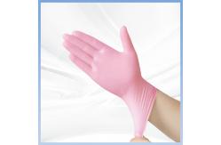 China Oil Repellent Disposable Nitrile Glove Latex Free For Food Processing supplier