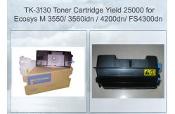 China Compatible Black TK3130 Kyocera Printer Toner Cartridges For Kyocera ECOSYS M3550idn supplier