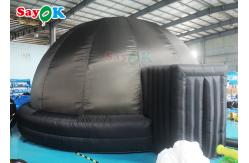 China Portable Black Inflatable Planetarium Dome Tent Blow Up Projection Tent supplier