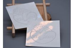 China One Colour Custom Iron On Stickers , Garments Heat Transfer Labels supplier