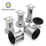 Simple Table Legs, Sofa Hardware Feet Coffee Table Legs Heightening Pads Furniture Cylindrical Metal Support Legs for sale