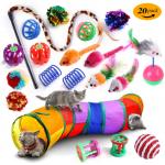 Gray Pink Indoor Cat Tunnels Collapsible Interactive Toy for sale