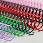 PVC Plastic Spiral Binding Ring 1-3/8 1-1/2