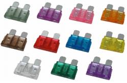China Red Mini Auto Blade Fuse For Fuse Holder , Mini Automotive Fuse supplier