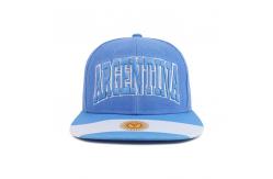 China 3D Embroidery Red Flat Brim Snapback Hats Custom Symbol supplier
