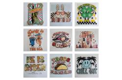 China Full Colour HTV Heat Transfer Vinyl Logo Digital Design Iron On Logo Printing supplier