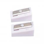 Mini Size Baby Safe Protection Safe Pencil Sharpener White for sale
