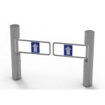 SS Acrylic Swing Barrier Gate RS485 BLDC Motor Access Control Gate for sale