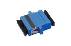 China SC UPC DX Adapter / Coupler With Flange Fiber Optic supplier