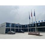 BOX SPACE Fabricated Flat Pack Prefab Site Office With Steel Frame And Glass Wall Temperoary Container Office for sale