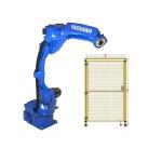 6 Axis Robotic Arm Yaskawa GP12 With CNGBS Security Fence For Automated Handling As Universal Robot for sale