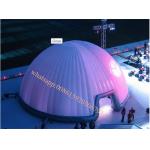 0.55mm pvc tarpaulin inflatable dome tent inflatable canopy / tent for sale