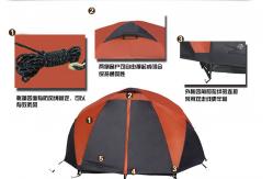 China 8 Person Camping Tent Double Layer Tent Waterproof Fly Sheet Tent supplier