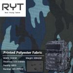 Camouflage Printed Polyester Fabric 600D Oxford Fabric Waterproof for sale