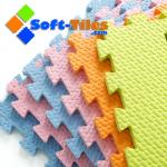 55*40cm 2.0cm Interlocking Shower Mat / Anti Slip Foam Bath Mat