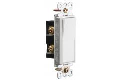 China Single Pole Decora Rocker Switch Wall Mounted Standard Grouding 120V supplier