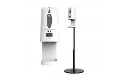 China Wall Mount ABS LCD Display Hand Sanitizer Stand Liquid Alcohol Disinfectant supplier
